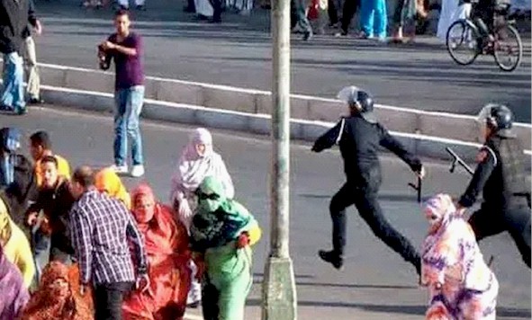 Répression des manifestations sahraouies