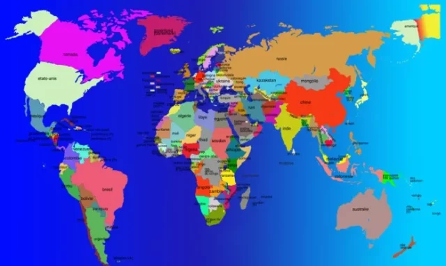 Carte du monde