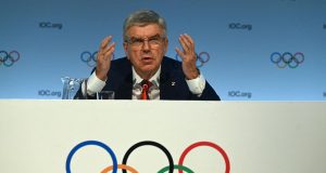 Le Comité international olympique (CIO) le président Thomas Bach