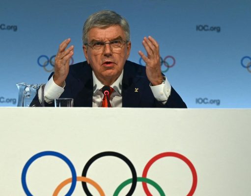 Le Comité international olympique (CIO) le président Thomas Bach