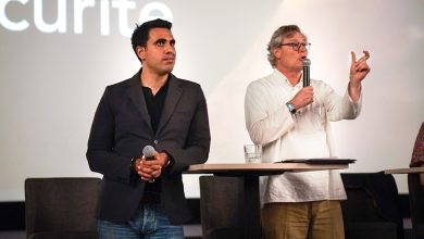 Idriss Aberkane et Gunter Pauli à Marseille.