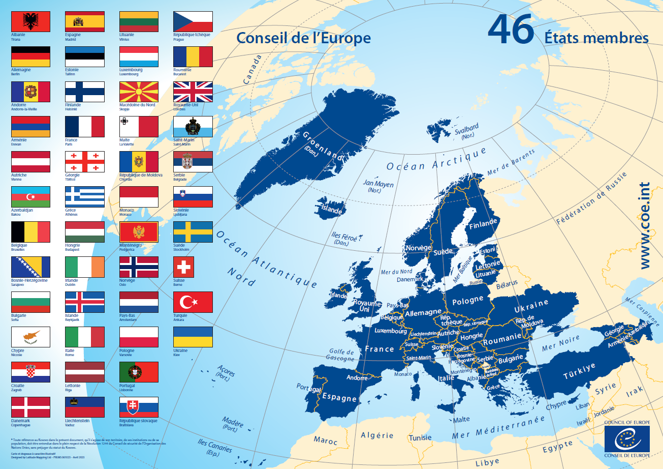 États membres de l'Europe