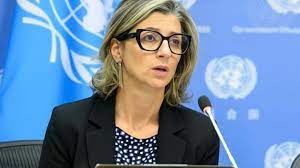 Francesca Albanese Rapporteur spécial des Nations Unies sur les droits de l'homme dans les territoires palestiniens occupés.