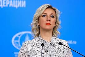 Maria Zakharova Porte parole du ministère des affaires étrangères.