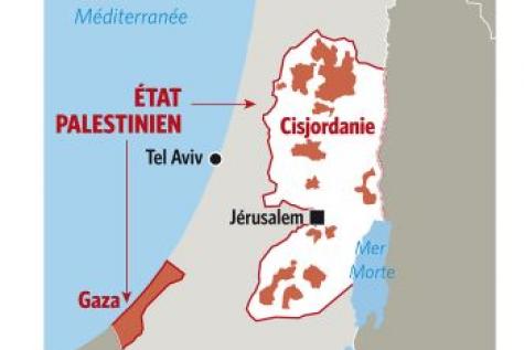 Carte état Palestinien